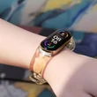 Kép 3/7 - Csere szilikon pánt Xiaomi Mi Band 6 / 5 sárga színű szalaghoz