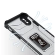 Kép 4/8 - Kristálygyűrű tok Kickstand Kemény, masszív Tok iPhone XS Max fekete
