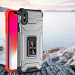 Kép 2/8 - Kristálygyűrű tok Kickstand Kemény, masszív Tok iPhone XS Max kék