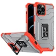 Kép 1/8 - Crystal Ring Case Kickstand Tough Rugged Cover for iPhone 11 Pro red