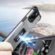 Kép 5/8 - Crystal Ring Case Kickstand Kemény, masszív Tok iPhone 11 Pro zöldhez