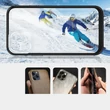 Kép 3/7 - Tiszta 3in1 tok iPhone 11 Pro kerethez zselés borítás fekete