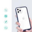 Kép 2/7 - Tiszta 3in1 tok iPhone 11 Pro Max kék keret zselés borításhoz