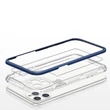 Kép 5/7 - Tiszta 3in1 tok iPhone 11 Pro Max kék keret zselés borításhoz