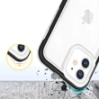 Kép 6/7 - Tiszta 3in1 tok iPhone 12 kerethez Gél borítás fekete