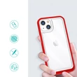 Kép 2/7 - Tiszta 3in1 tok iPhone 13 Frame Cover zselés borítás piros
