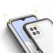 Kép 4/7 - Tiszta 3in1 tok Samsung Galaxy A22 5G keret gél borítás fekete