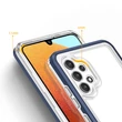 Kép 4/7 - Tiszta 3in1 tok Samsung Galaxy A32 4G keret gél borítás kék