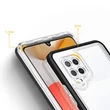 Kép 4/7 - Tiszta 3in1 tok Samsung Galaxy A42 5G keret gél borítás fekete