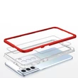 Kép 5/7 - Tiszta 3in1 tok Samsung Galaxy S21 5G keret gél Tok piros