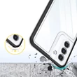 Kép 6/7 - Tiszta 3in1 tok Samsung Galaxy S22 keret zselés Tok fekete
