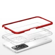 Kép 5/7 - Tiszta 3in1 tok a Xiaomi Redmi 10 kerethez Gél Tok piros