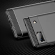 Kép 3/8 - Carbon Case Rugalmas Tok a Google Pixel 6a számára fekete