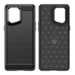 Kép 6/8 - Carbon tok Rugalmas Tok Oppo Find X5 Pro fekete