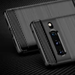 Kép 2/8 - Carbon Case Rugalmas Tok a Google Pixel 7 Pro-hoz fekete színű