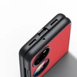 Kép 6/8 - Dux Ducis Fino tok készült nejlon anyagból Huawei P50 Pocket piros