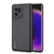 Kép 1/8 - Dux Ducis Fino case is covered with nylon material Oppo Find X5 black
