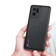 Kép 4/8 - Dux Ducis Fino tok borított nejlon anyag Oppo Find X5 fekete