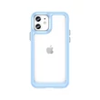 Kép 1/8 - Outer Space Case for iPhone 12 hard cover with gel frame blue