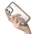 Kép 3/8 - Outer Space tok iPhone 12 készülékhez kemény borítás zselés kerettel kék