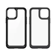 Kép 6/8 - Outer Space tok iPhone 12 készülékhez kemény borítás zselés kerettel kék