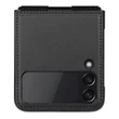 Kép 2/8 - Nillkin Qin bőr tok a Samsung Galaxy Z Flip 3 fekete Samsung Galaxy Z Fliphez