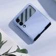 Kép 8/8 - Nillkin Qin bőr tok a Samsung Galaxy Z Flip 3 fekete Samsung Galaxy Z Fliphez