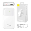 Kép 1/8 - Baseus Powerbank Comet 20000mAh, USB do USB-C, 22.5W (fehér)