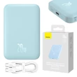 Kép 1/8 - Baseus Powerbank  Magnetic Mini 6000mAh 20W (kék)
