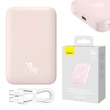 Kép 1/8 - Baseus Powerbank  Magnetic Mini 6000mAh 20W (Rózsaszín)