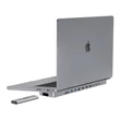 Kép 1/2 - INVZI MagHub 12in2 USB-C dokkolóállomás / hub MacBook Pro 13" / 14" SSD tálcával (szürke)