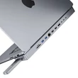 Kép 2/2 - INVZI MagHub 12in2 USB-C dokkolóállomás / hub MacBook Pro 13" / 14" SSD tálcával (szürke)