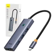 Kép 1/8 - Baseus UltraJoy 4in1 Hub USB-C USB 3.0 (űrszürke)