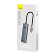 Kép 7/8 - Baseus UltraJoy 4in1 Hub USB-C USB 3.0 (űrszürke)