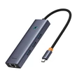 Kép 2/8 - Baseus UltraJoy Hub 6in1,6-Port ( USB-C to 1xHDMI4K@30Hz + 3xUSB 3.0 + 1xPD +RJ45)