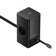Kép 4/6 - Baseus PowerCombo 65W Fali töltő / Powerstrip (fekete)