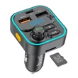 Kép 1/2 - Budi T05 autós adóvevő, transzmitter, 2 x USB + USB-C