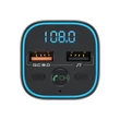 Kép 4/7 - BlitzWolf BW-BC1 Bluetooth 5.0 Fm Transzmitter Autós Töltő 2x USB + MicroSD LED - Fekete