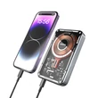 Kép 3/12 - Dudao TGK1 Power Bank vezeték nélküli töltő 15W 10000mAh Fekete (TGK1-Black)