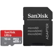 Kép 2/3 - SanDisk microSDHC Ultra 16GB memóriakártya + adapter SDSQUAR-016G-GN6MA / 173446