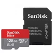 Kép 2/3 - SanDisk microSDXC Ultra 128GB Memóriakártya + adapter SDSQUAR-128G-GN6MA / 173449