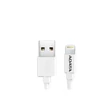 Kép 1/3 - Adata adat- és töltő Lightning kábel 1m fehér 2.4A