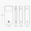 Kép 6/7 - Powerbank Baseus Bipow 30000mAh, 2xUSB, USB-C, 15W (fekete)