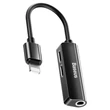 Kép 3/7 - Baseus 3-in-1 iP Lightning to 2x lightning + 3.5mm Audio Adapter L52 Fekete (CALL52-01)