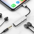 Kép 6/7 - Baseus 3-in-1 iP Lightning to 2x lightning + 3.5mm Audio Adapter L52 Ezüst (CALL52-S1)