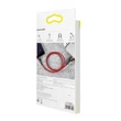 Kép 2/4 - Baseus Lightning Cafule iPhone Adat- és töltőkábel 2.4A 1m Piros + Piros (CALKLF-B09)