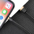 Kép 5/6 - Baseus Lightning Cafule iPhone Adat- és töltőkábel 2.4A 1m Arany + Fekete (CALKLF-BV1)