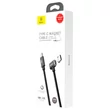 Kép 2/4 - Baseus Magnet Mágneses Type-C USB C MacBook Kábel 4.3A 1.5m Fekete (CATBL-01)
