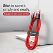 Kép 4/6 - Baseus Type-C USB C Cafule Adat- és töltőkábel 2A 3m Piros + Piros (CATKLF-U09)
