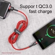 Kép 6/6 - Baseus Type-C USB C Cafule Adat- és töltőkábel 2A 3m Piros + Piros (CATKLF-U09)